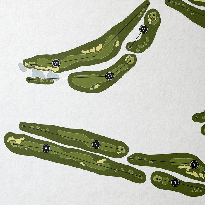 Grayhawk Golf Club - Talon Course | Golf Course Map | Close Up