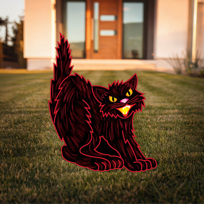 Halloween Black Cat with jagged edges