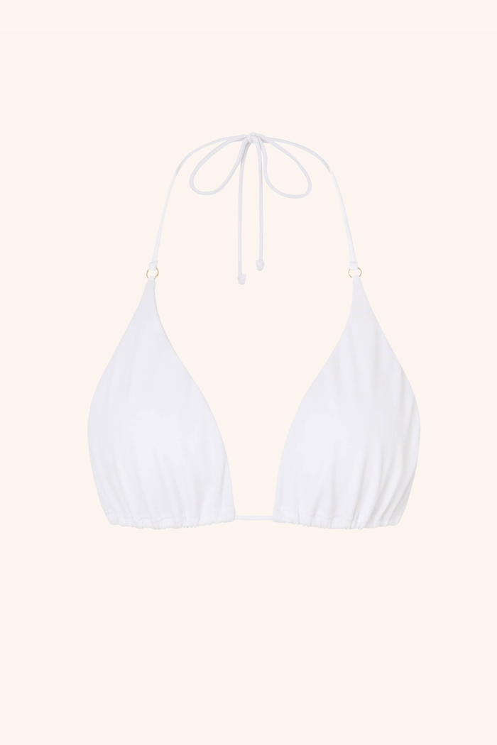 So Chic XS / White Halterneck Triangle White
