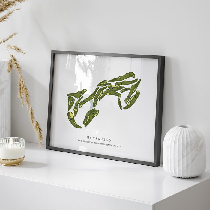 HawksHead | Golf Course Map | On+Table