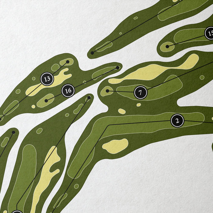 HawksHead | Golf Course Map | Close+Up