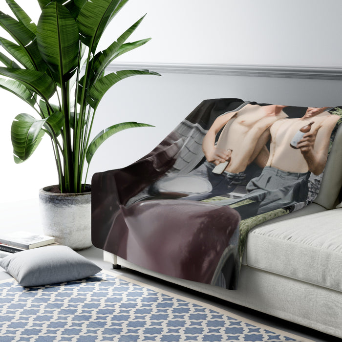 Heirloom Sherpa Blanket – paire 109 Premium fleece throw · 50x60, 60x80