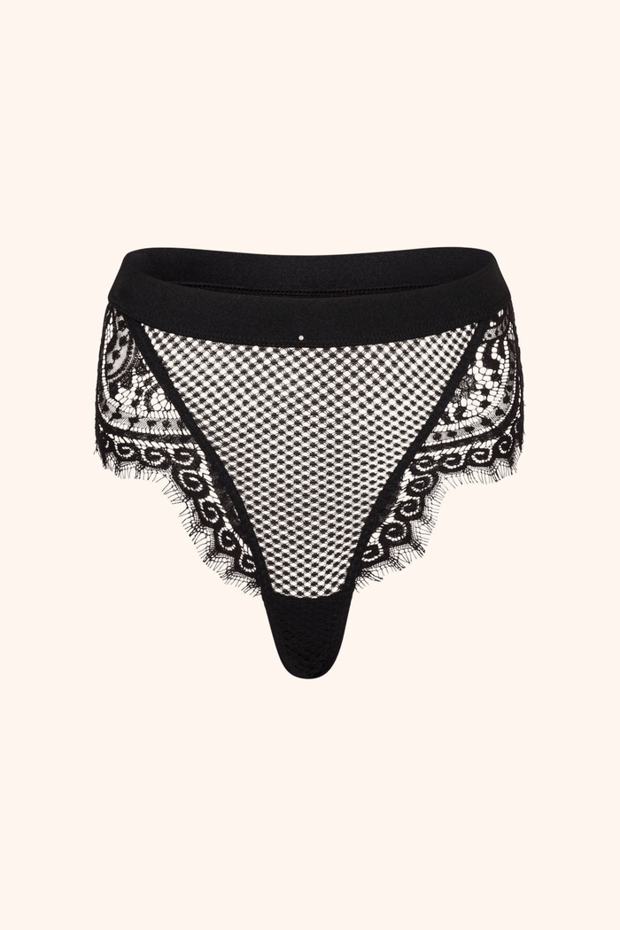 Full on Glam XS / Black High Waist Black