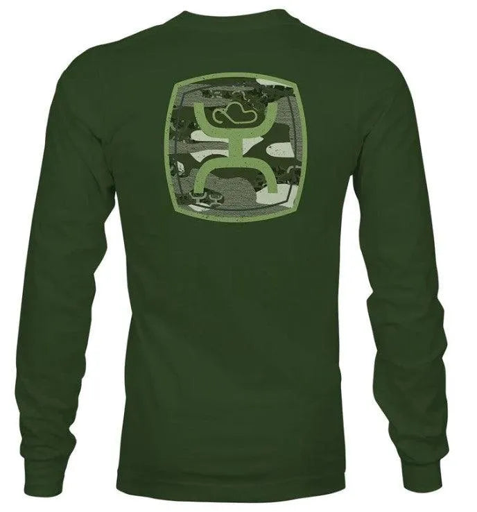 HOOey Zenith (Olive) - Men's Long Sleeve T-Shirt - Hatcountry