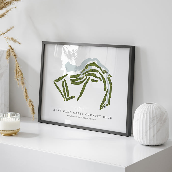 Hurricane Creek Country Club | Golf Course Map | On Table