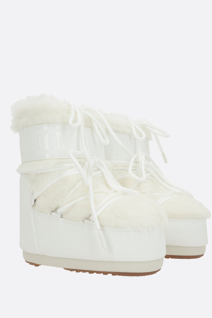 Icon Low snow boots in faux fur