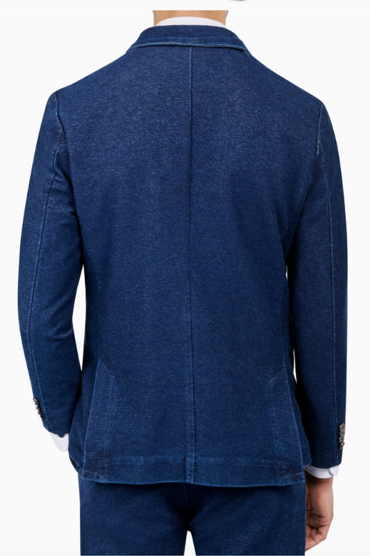 Indigo Knit Blazer<br>***LAST ONE***