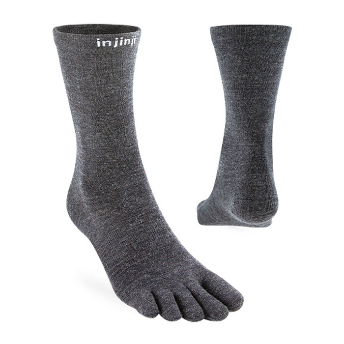 Injinji LINER Lightweight Crew Wool Socks