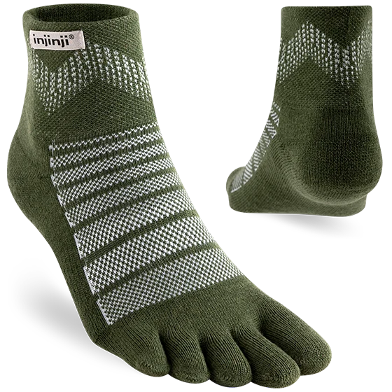 Injinji OUTDOOR Midweight Mini-Crew Wool Socks