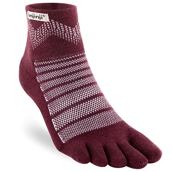 Injinji OUTDOOR Midweight Mini-Crew Wool Socks