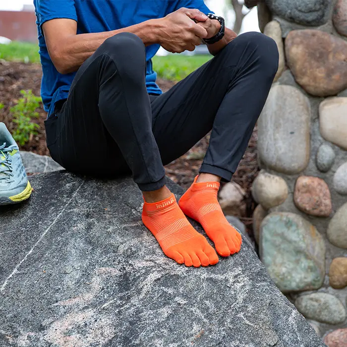 Injinji RUN Lightweight No-Show Running Socks