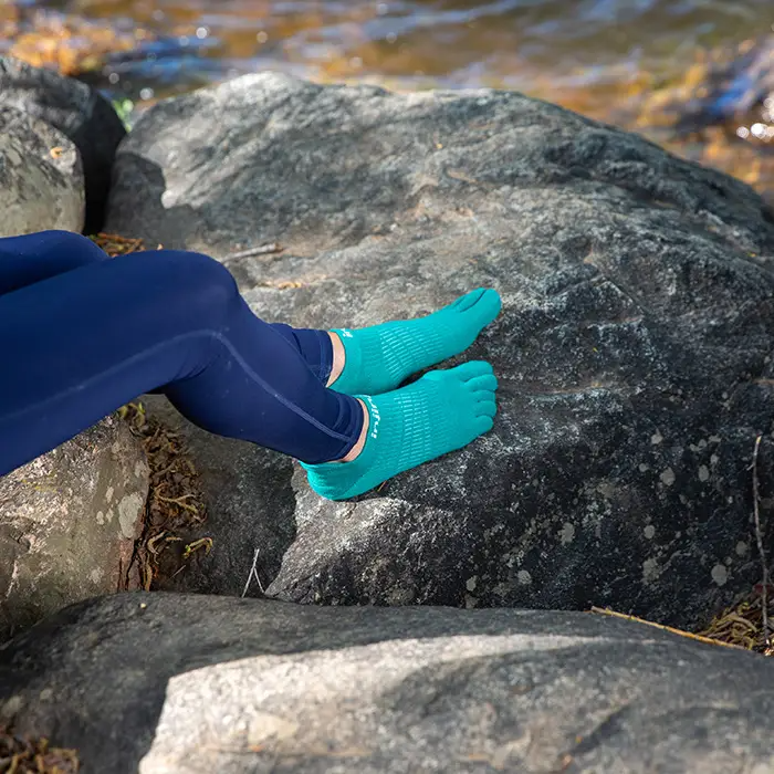 Injinji RUN Womens Lightweight No-Show Running Socks