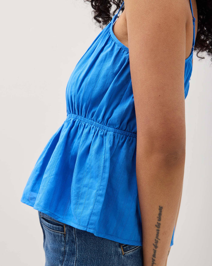 Richer Poorer - Isabella Tank - Pop Blue -