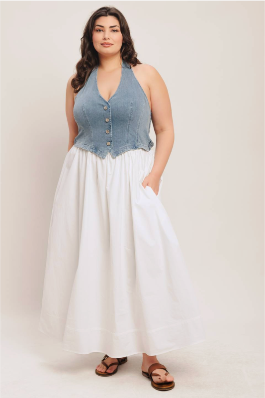 Jackie Midi Dress Plus