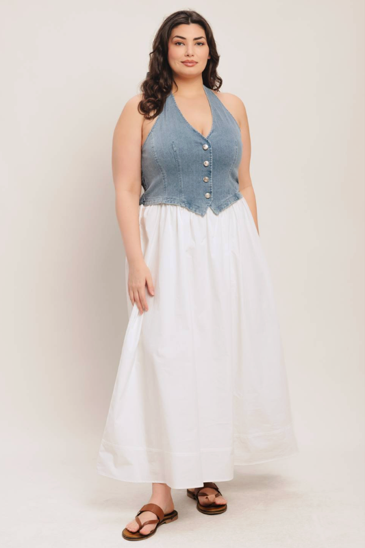Jackie Midi Dress Plus