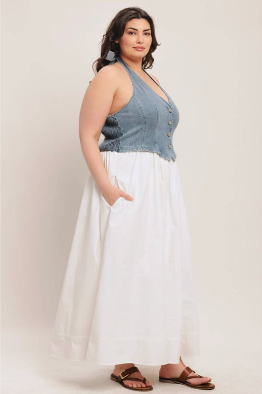 Jackie Midi Dress Plus