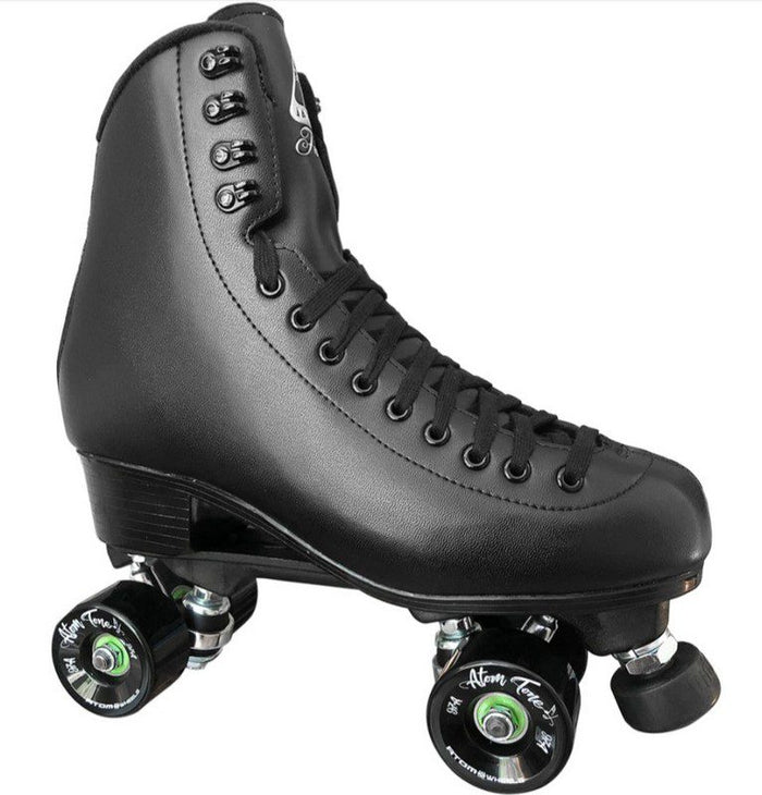 Jackson Finesse Black Artistic/Rhythm Roller Skate Package with Tone wheels
