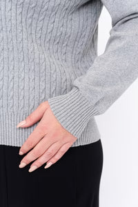 Jala Sweater in Grey Cotton