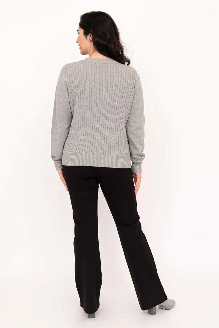 Jala Sweater in Grey Cotton