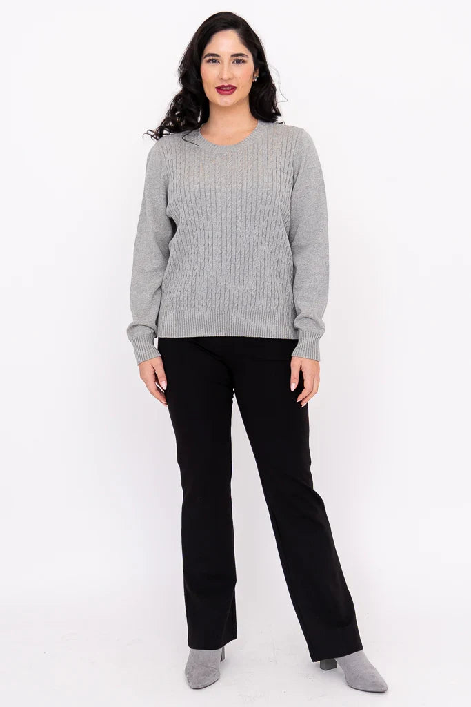 Jala Sweater in Grey Cotton