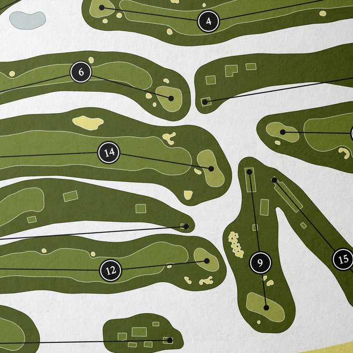 Jameson Golf Links | Golf Course Map | Close Up