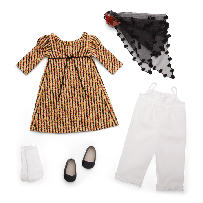 Josefina’s™ Christmas Dress & Mantilla for 18-inch Dolls (Historical Characters)