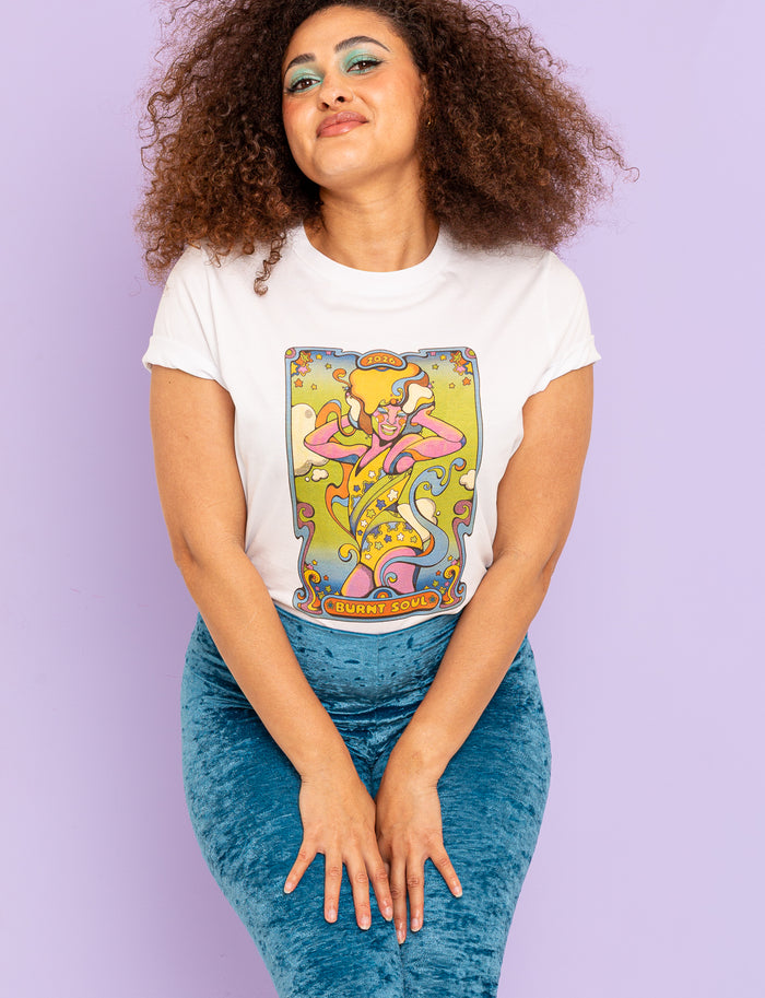 Joy Rebellion T-Shirt | Laura Greenan x Burnt Soul