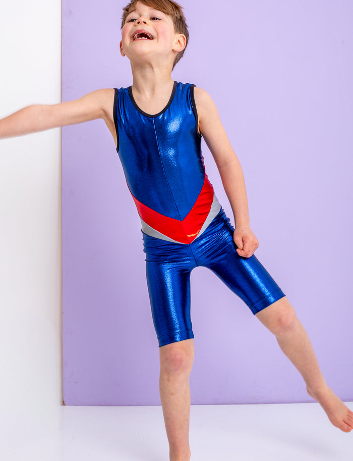 Kids Blue Hero Unitard