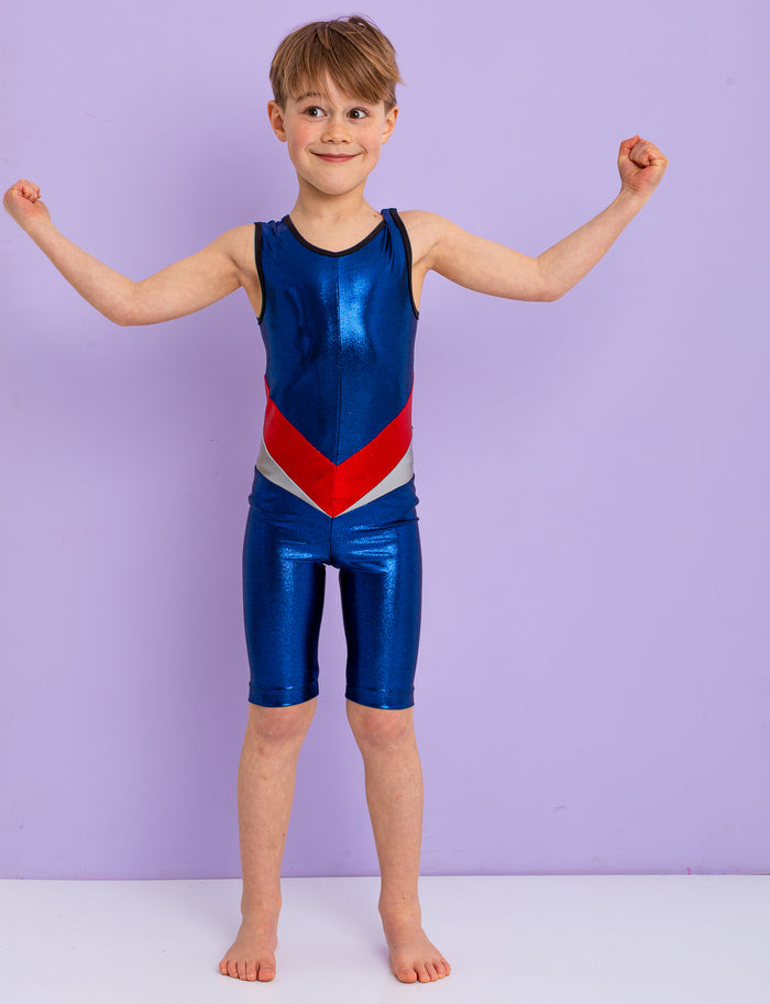 Kids Blue Hero Unitard