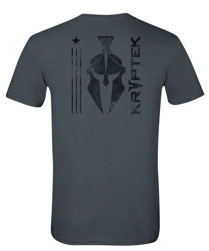 Kryptek Simple Flag Spartan - Mens T-Shirt - Hatcountry