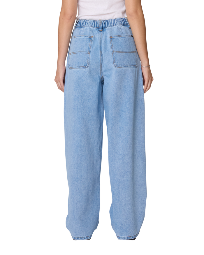 Obey - Leah III Baggy Denim - Cirrus Wash -