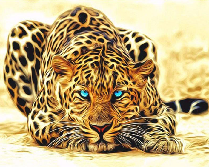 Leopard DIY Painting Kit