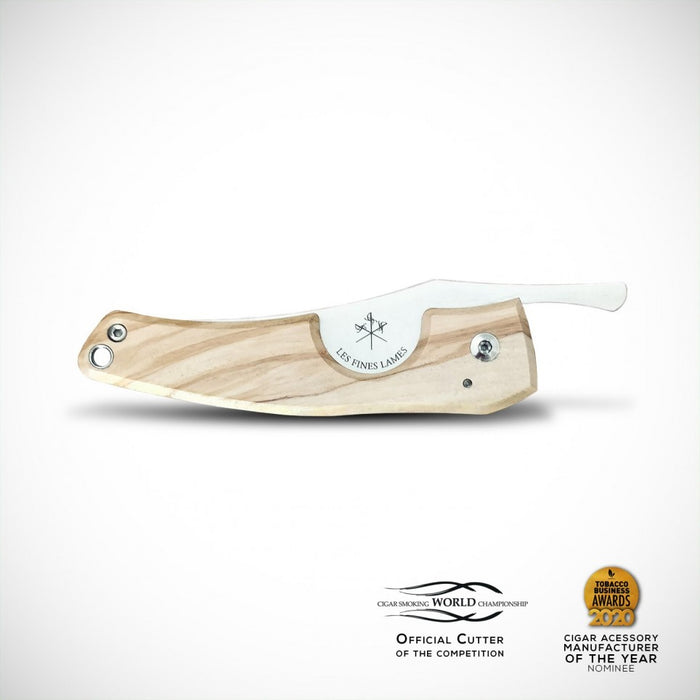 Les Fines Lame Cigar Knife Olive Wood