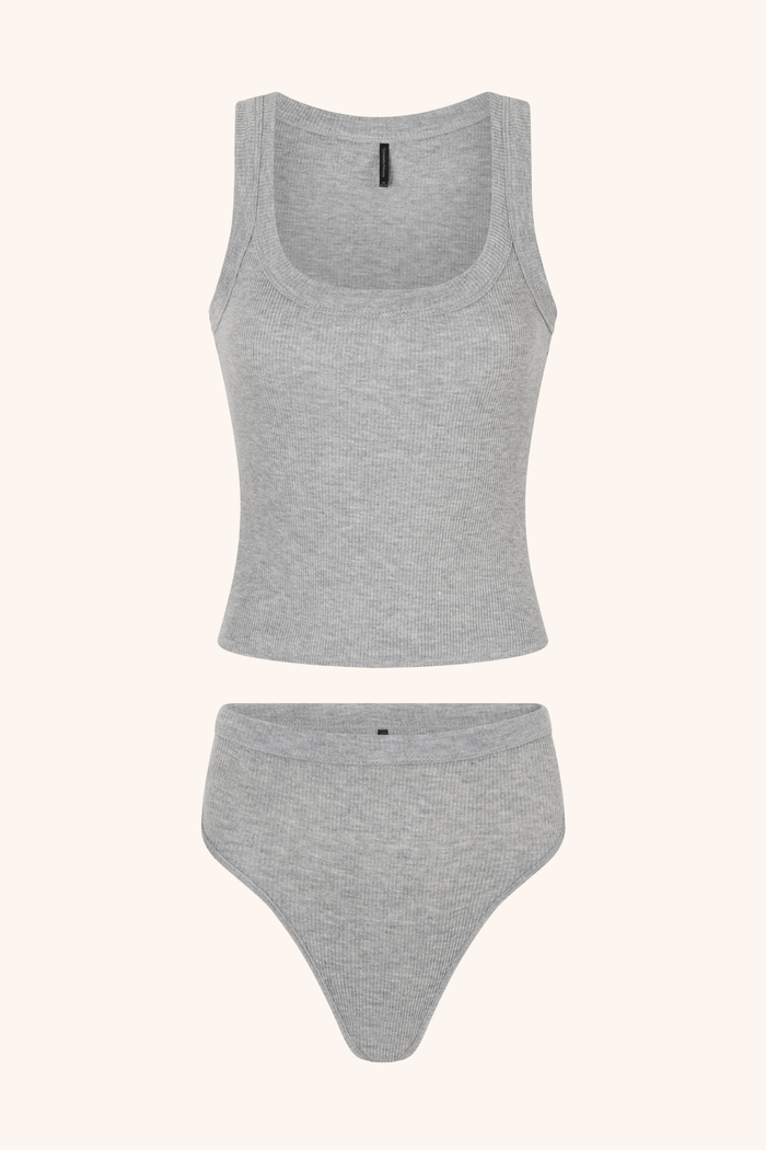 Lounge Sets Les Girls Rib Tank & Briefs