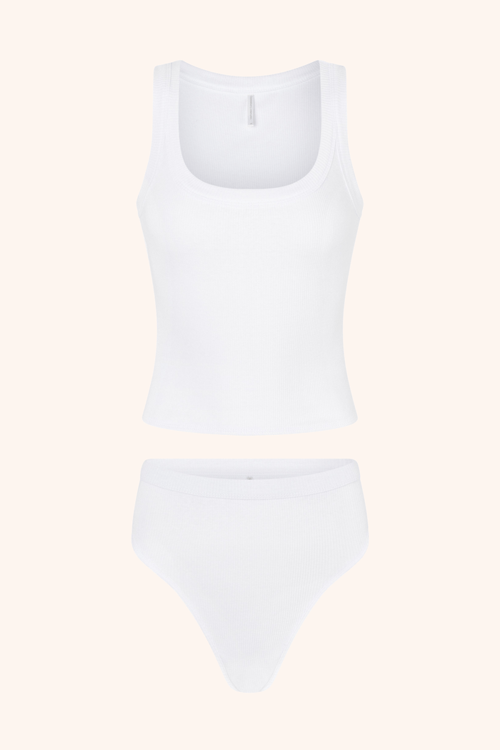 Lounge Sets Les Girls Rib Tank & Briefs