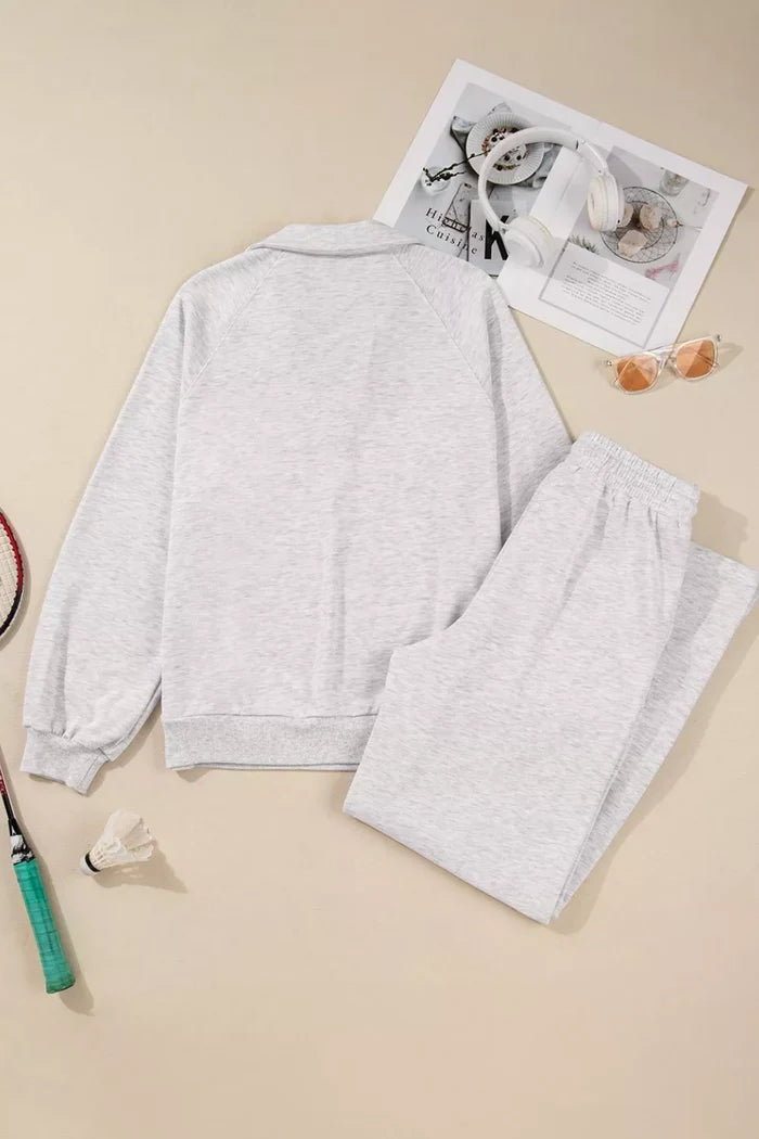 Long Sleeve Sweatshirt and Pants Set