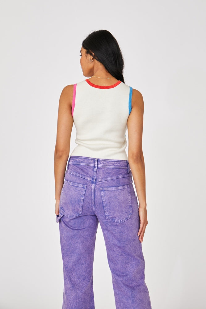 Rachel Antonoff - Loria Knit Shell Sweater -
