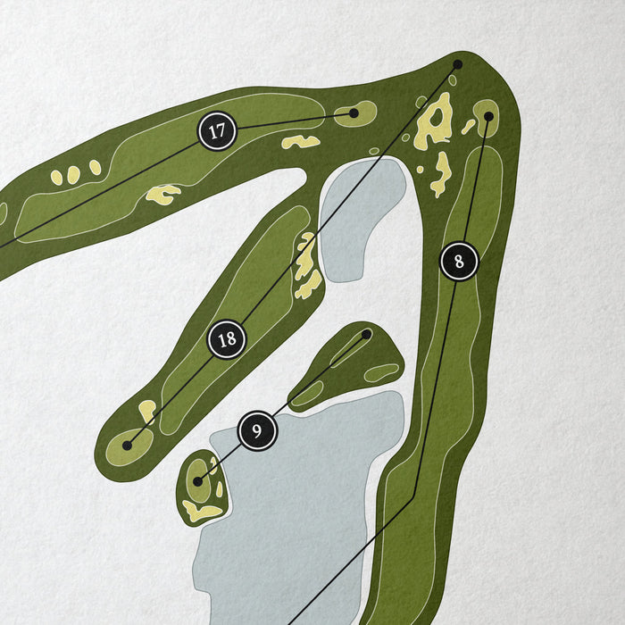 Lost Dunes Golf Club | Golf Course Map | Close Up