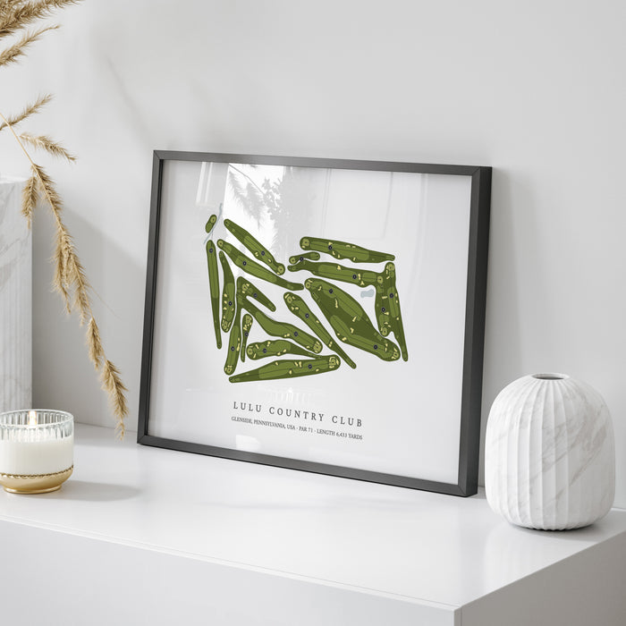 LuLu Country Club | Golf Course Map | On Table