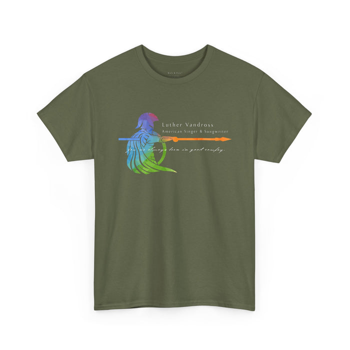 Luther Vandross | American Singer & Songwriter | Pride T-Shirt Glow of Love Afro American Gay LGBTQ