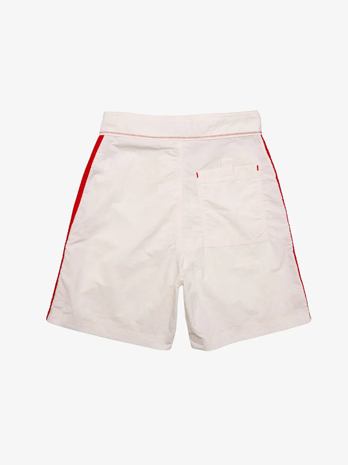 Made Some - Made Some Long Shorts - Logo White/Red -