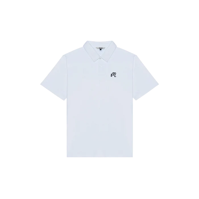 Malbon Fairway Polo White Color