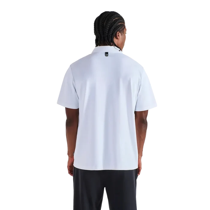 Malbon Fairway Polo White Color
