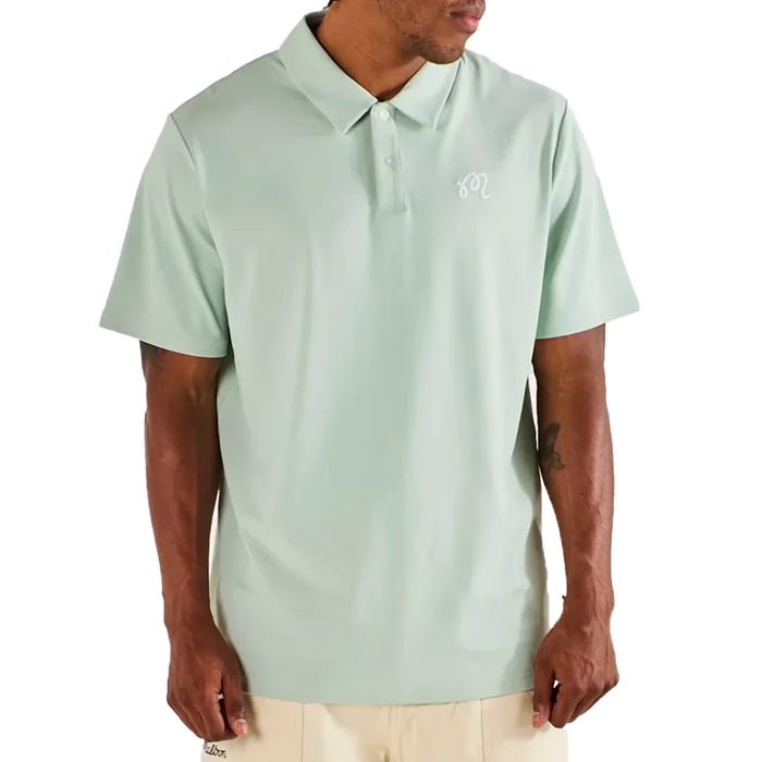 0aMalbon Fairway Polo Green Color