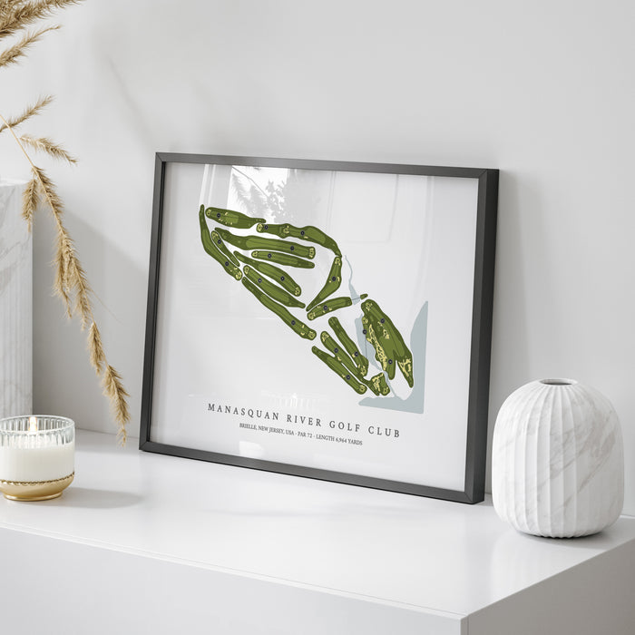 Manasquan River Golf Club | Golf Course Map | On Table