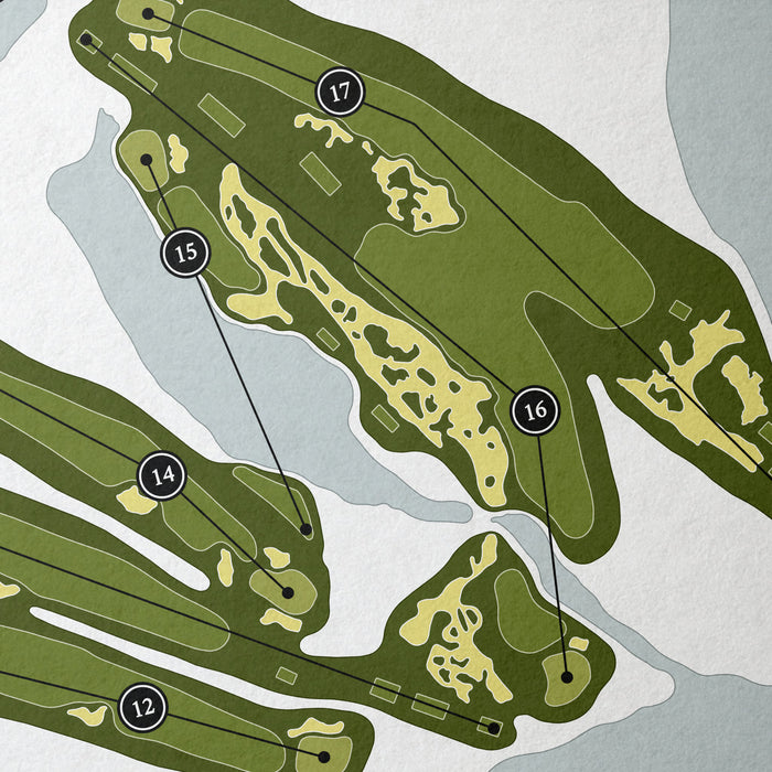 Manasquan River Golf Club | Golf Course Map | Close Up