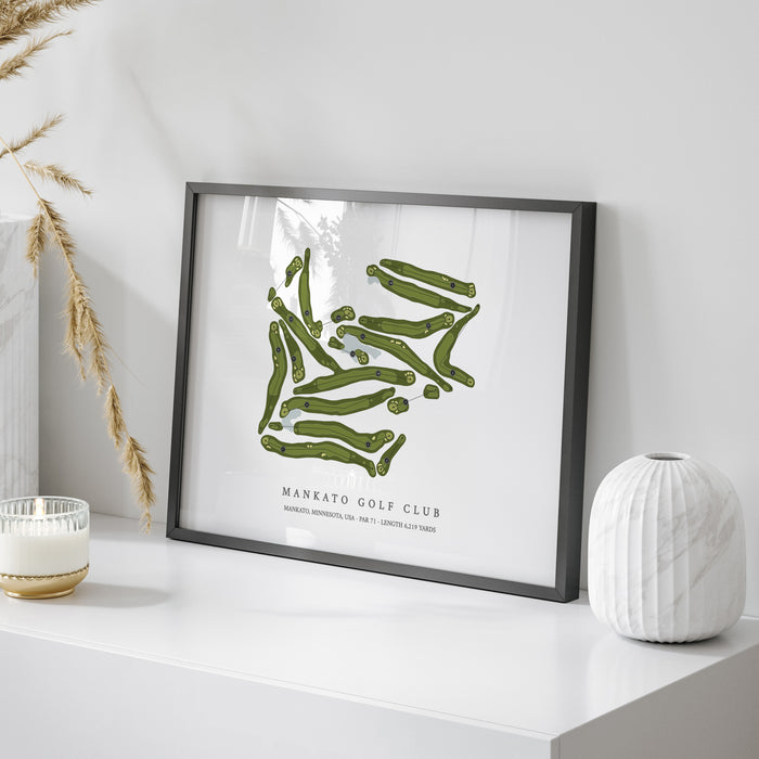 Mankato Golf Club | Golf Course Map | On Table