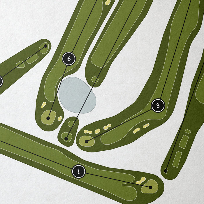 Meadow Brook Golf Club | Golf Course Map | Close+Up