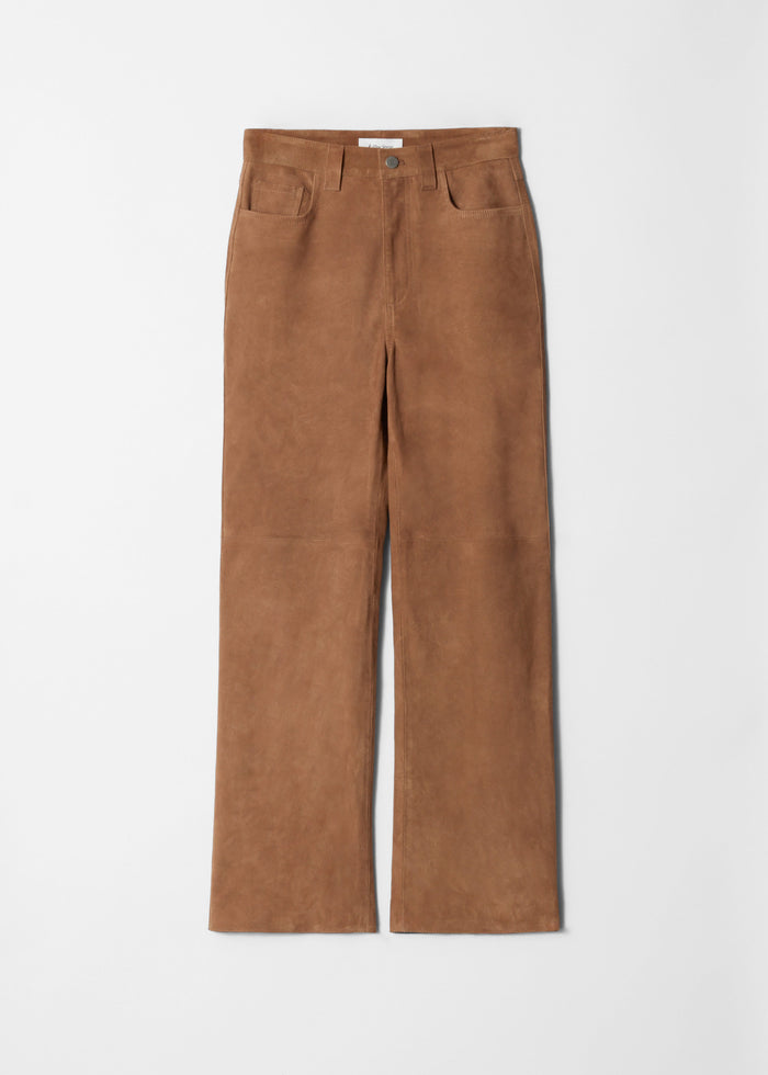 & Other Stories - Melissa Suede Trousers - Brown -