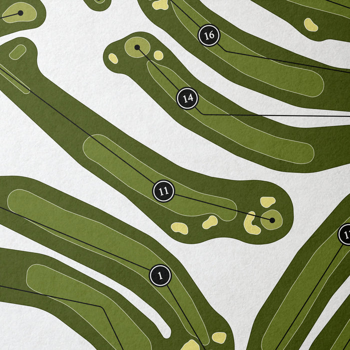 Melrose Country Club | Golf Course Map | Close+Up